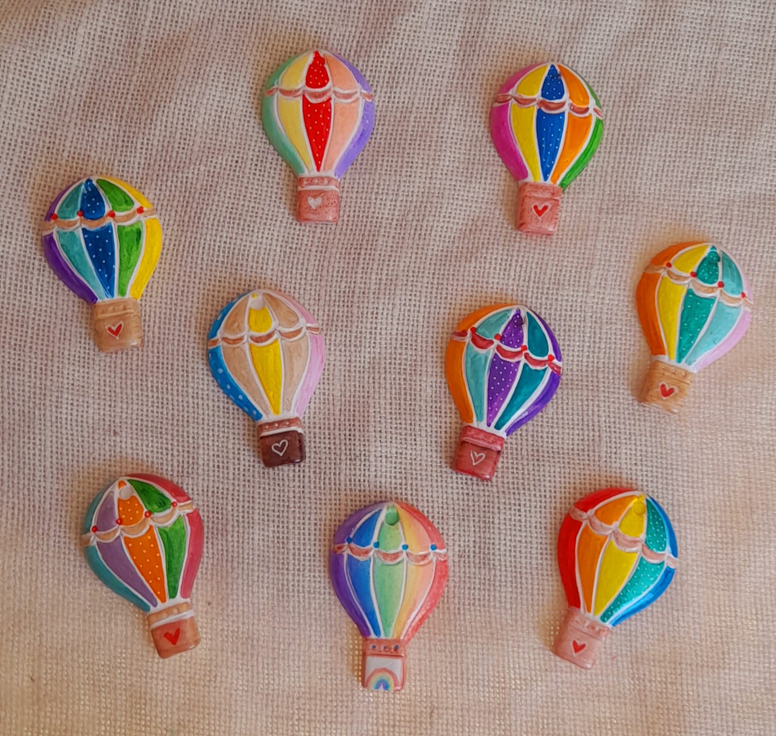 Mongolfiera Bomboniera in ceramica h8cm. - immagine 6