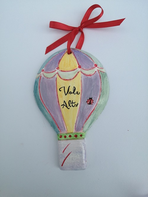 Mongolfiera Bomboniera in ceramica h8cm. - immagine 19